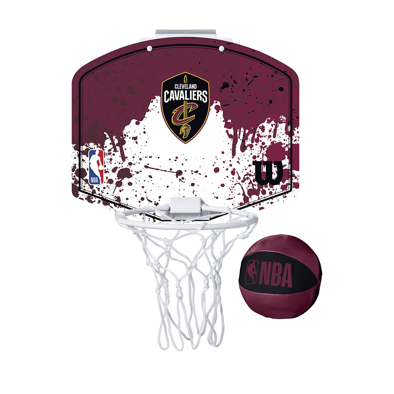 Wilson Mini NBA-Team Basketball Hoop, CLEVELAND CAVALIERS, Plastic — image 1
