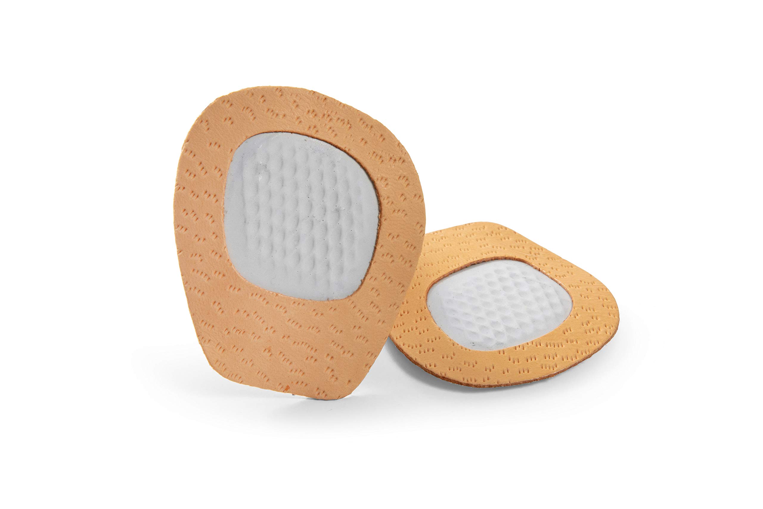 Beige Half Insoles for Shoes – Cushion Ball of Foot – Prevent Feet from Sliding – Natural Leather and Latex – Unisex – Kaps Cody