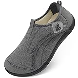 LeIsfIt Mens Slippers Wide House Shoes Adjustable