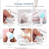 XZYZYW 2-in-1 Facial Cleansing Brush Silicone Manual Deep Clean Skin Exfoliate view 8