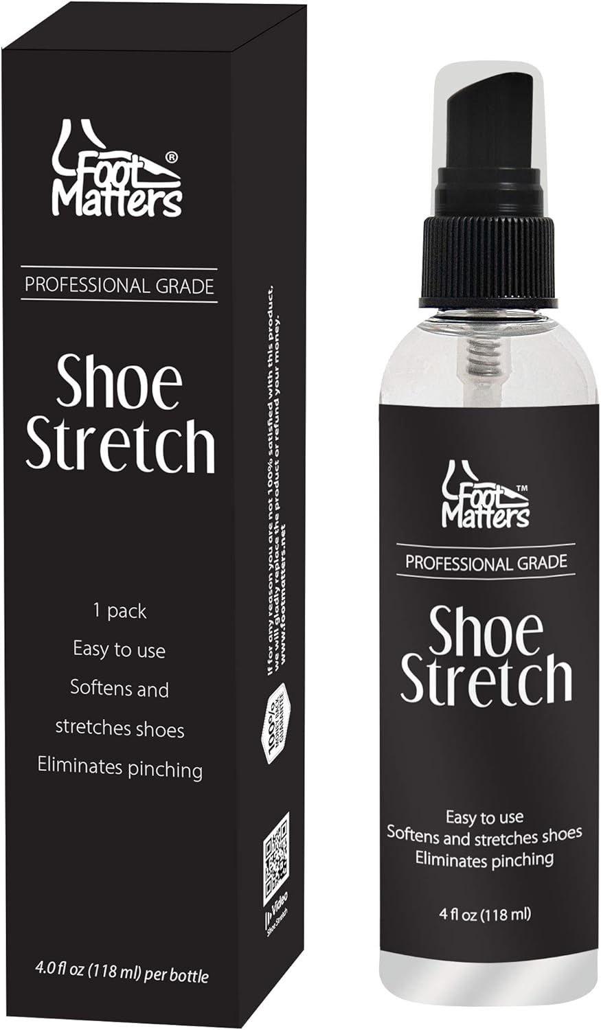 FootMatters Professional Boot & Shoe Stretch Spray – Softener & Stretcher for Leather, Suede, Nubuck, Canvas – 4 oz: Shoes