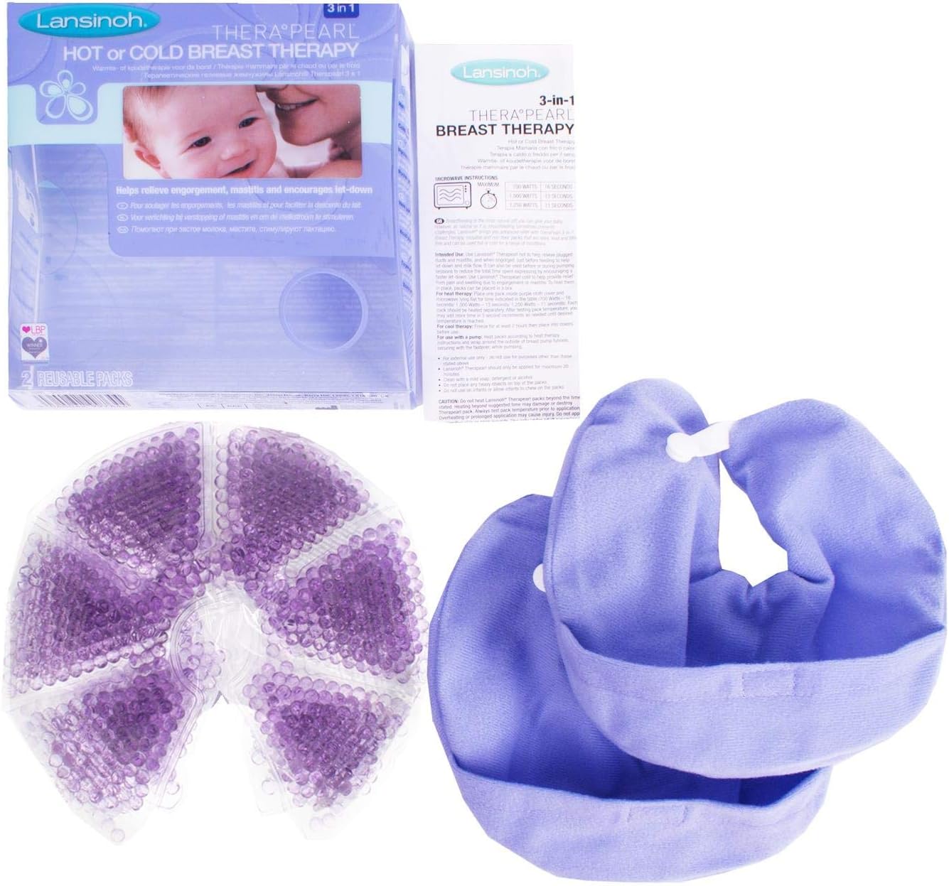Lansinoh Therapearl 3 in 1 Breast Therapy