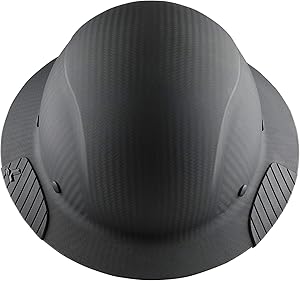LIFT Safety HDFM-17KG Dax Carbon Fiber Composite Hard Hat - Matte Black