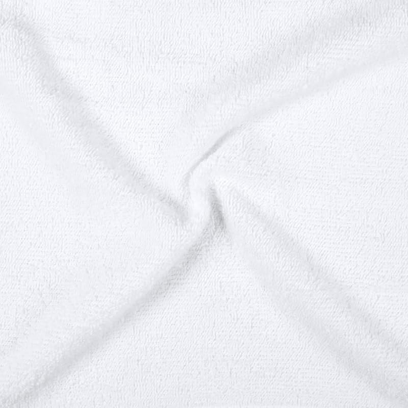 Conjunto de Toalhas de Banho Absorvente 100% Algodão Lavatório 30x30 cm, Branco, Embalar 24 Unidades