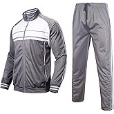 WearLink Men's Tracksuits 2 Piece Sweatsuits for Men Set Casual Athletic Jogging Warm Full Zip Sweat Suits with Pockets