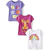 The Children's Place Baby-Boys and Toddler School Days Short Sleeve Graphic T-Shirts,multipacks