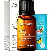 Gya Labs Myrrh Essential Oil Organic for Skin - 100% Natural Myrrh Essential Oils Organic for Diffuser - Organic Myrrh Essent