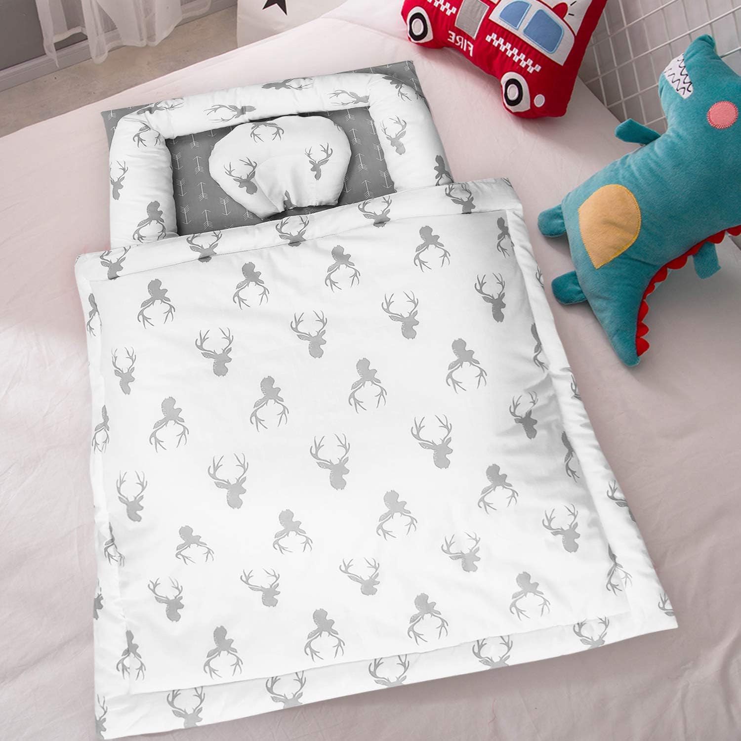 Nido Transpirable Para Recien Nacido Tealp Tumbona Para Bebe Edredon De Bebe Con Algodon Organico Supersoft Nido De Bebe Dinosaurio Protectores Para Cunas Y Camas De Bebe Descanso Y Sueno