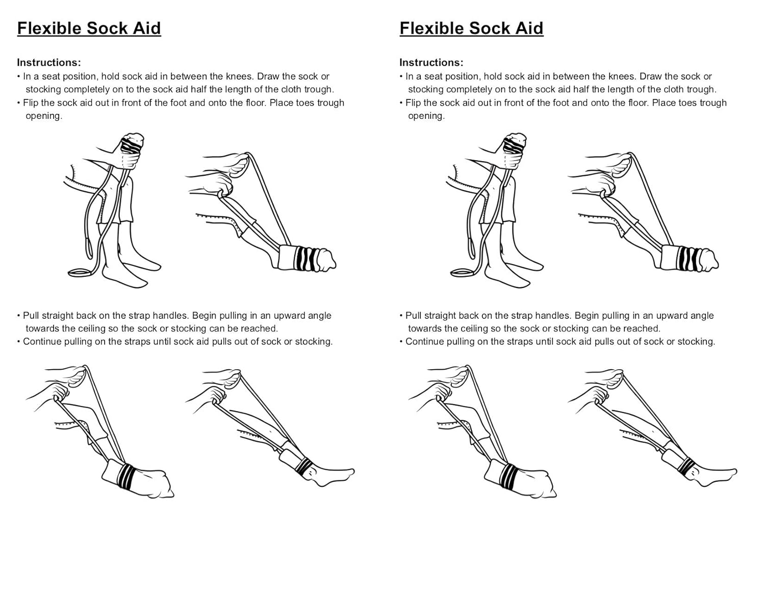 Sammons Preston Flexible Sock & Stocking Aid, Dressing Assist for Elderly, Disabled, and Handicapped, Socks and Stockings Donner for Limited Reach and Range of Motion, ADL Tool for Getting Dressed: Industrial & Scientific