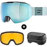 Uvex epic ATTRACT Ski Goggles Frameless 100% UV400 Protection Anti-Fog interchangeable Lens Snow Goggles for Men & Women