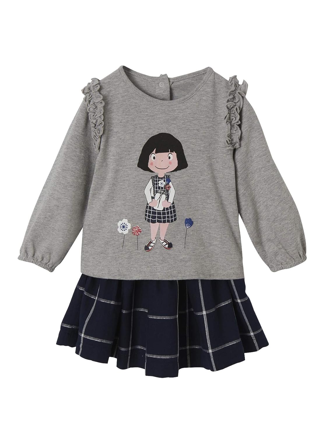 Vertbaudet Ensemble Bebe Fille T Shirt Et Jupe Bebe Bebe Fille 0 24m Dwteam In