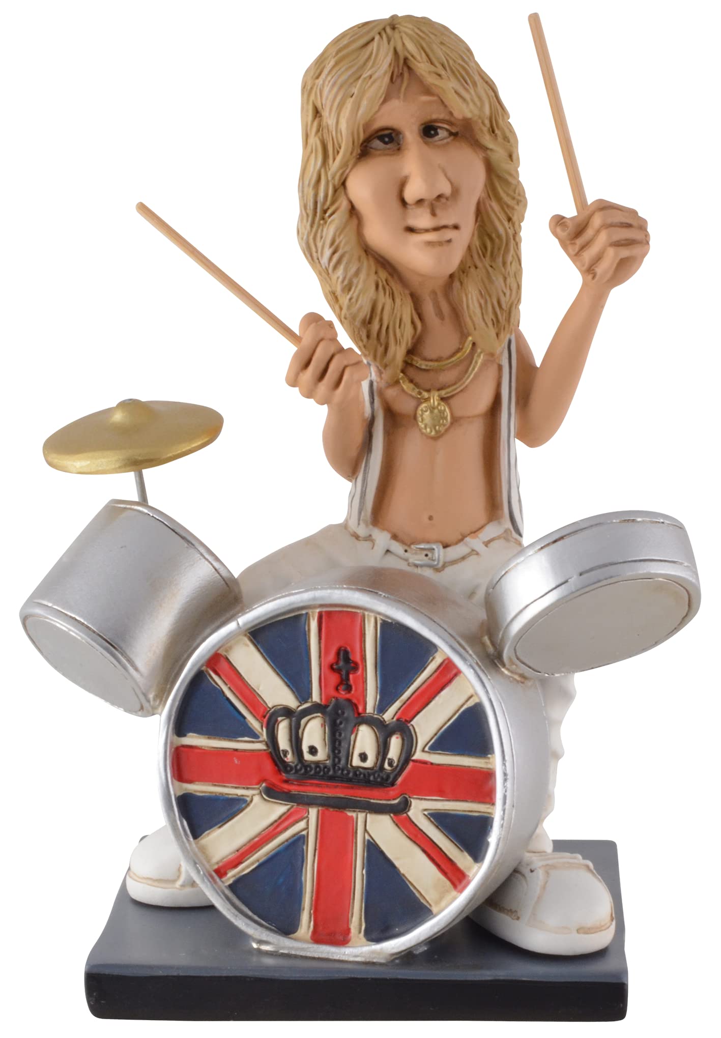 VOGLER Joh. Vogler GmbH Funny Life Rockstar Roger The Bohemian We Are The Champions Hand Painted Cast Stone Warren Stratford Collection