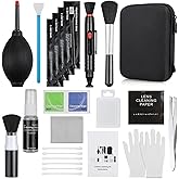 14-in-1 Camera Lens Cleaning Kit - Mirrorless & DSLR Sensor Cleaning Kit for Canon, Sony, Nikon Including Lens Blower, Detergent, Swabs, Cloth, Pen, Brush