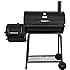 Royal Gourmet Charcoal Grill with Offset Smoker, 30'' L
