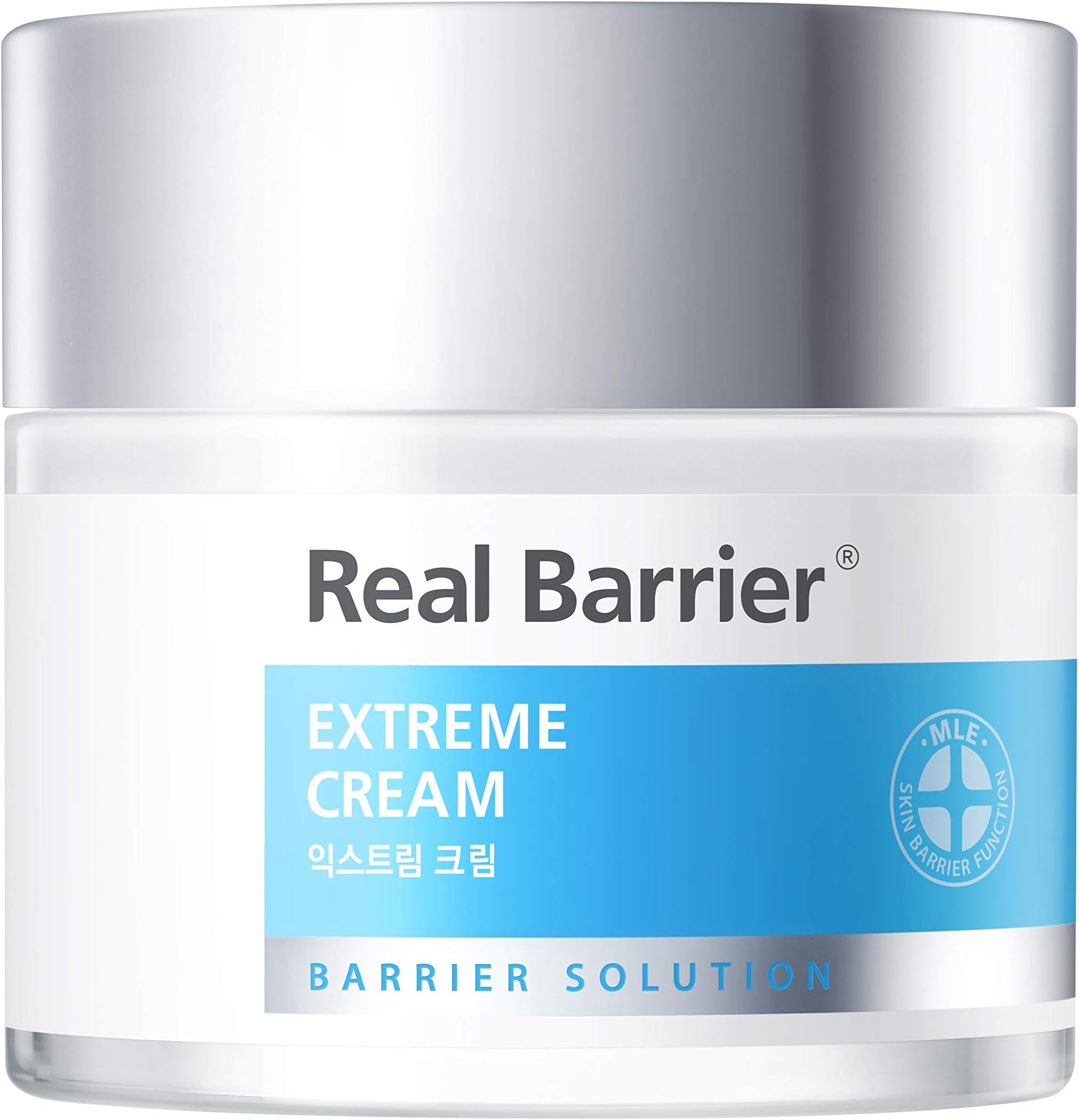 Real Barrier Extreme Cream, Second Generation 72 Hour Long Hydration Facial Skin Care for Sensitive Skin, 1.7 Fl. Oz, 50ml