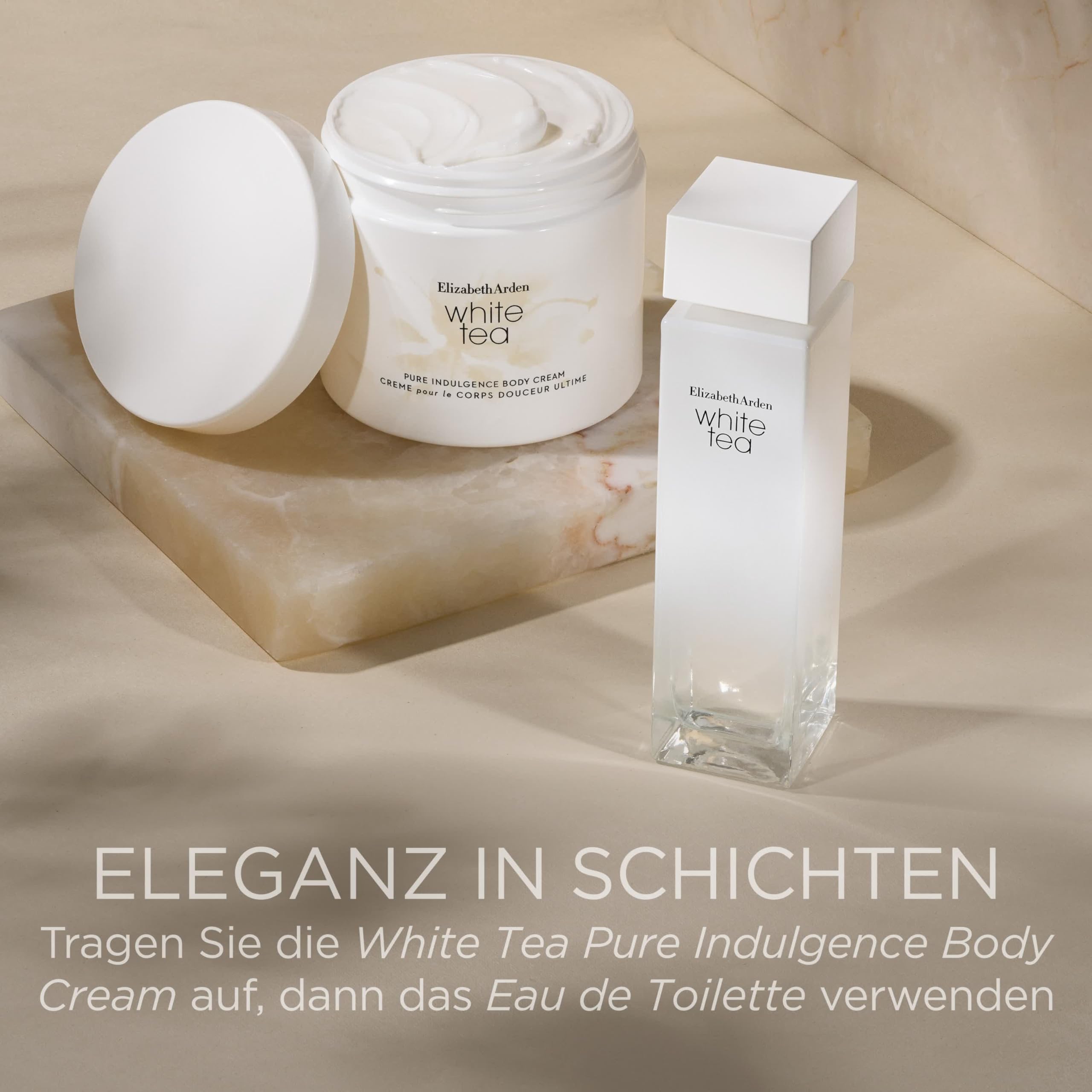 Elizabeth Arden - White Tea, Eau de Toilette Spray, Parfüm mit italienischer Mandarine, Weißer Tee-Extrakt und Madrasholz, blumig, feminin und süß, weiche Wärme, Parfüm für Damen - 100 ml 7
