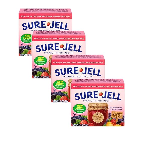 Sure Jell No Sugar Pectin, 1.75 oz (Pack of 4) Grocery