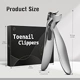 FERYES Angled Head Toenail Clipper Large Wide Jaw Thick Nails Ergonomic view 7