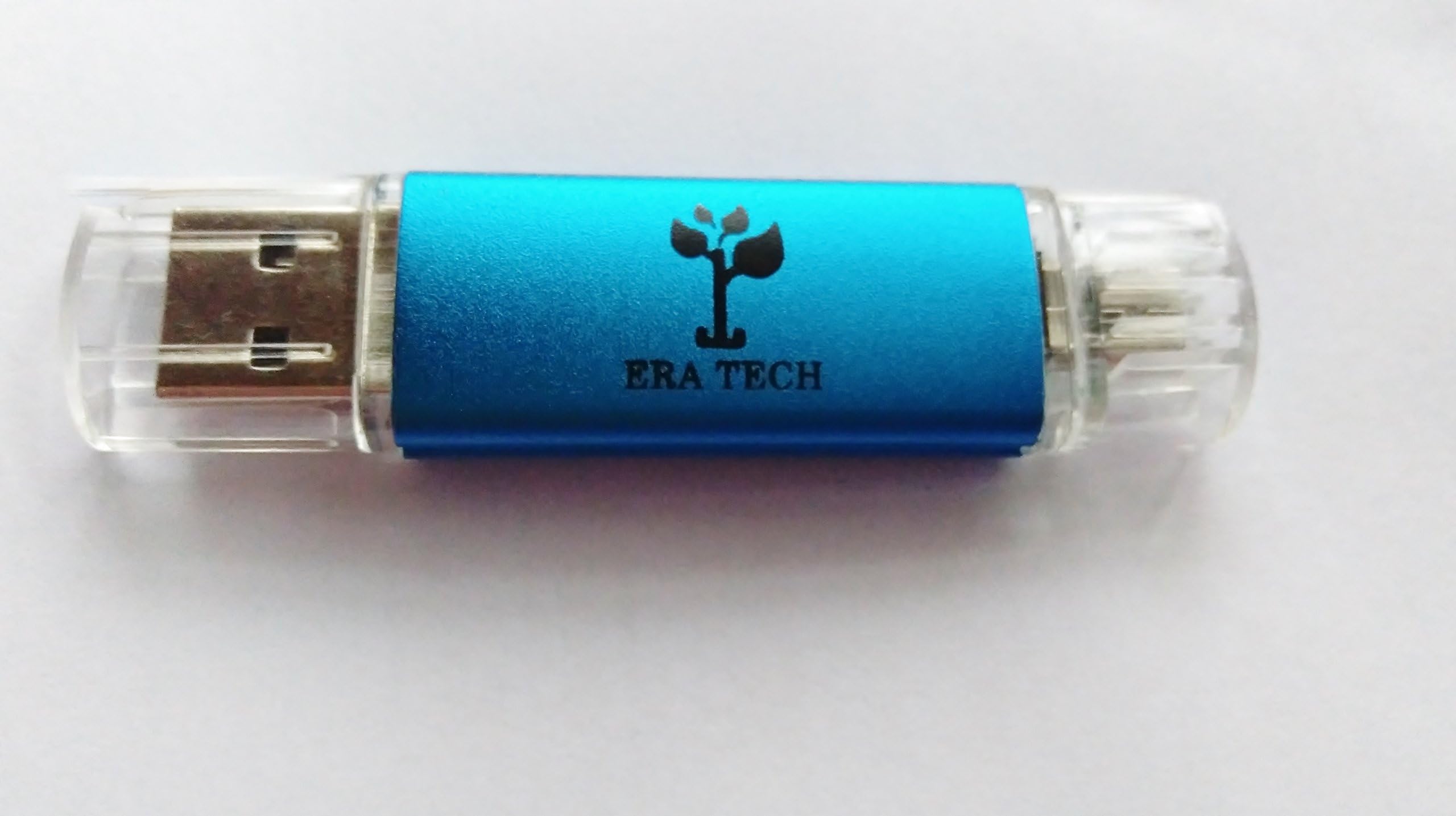 Two Way Dual USB OTG Memory Stick Flash Drive - USB to Micro USB Memory Stick, USB Flash Drive For Mobile phone and Computer - 8GB,16GB, 32GB. Compatible with all Android and Windows smart phones and tablets (32GB, Blue)