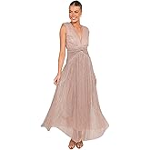 Petal & Pup Womens Cara Maxi Dress - Rose Gold