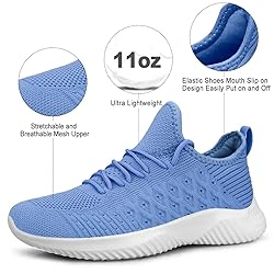 Feethit Womens Slip On Walking Shoes Non Slip