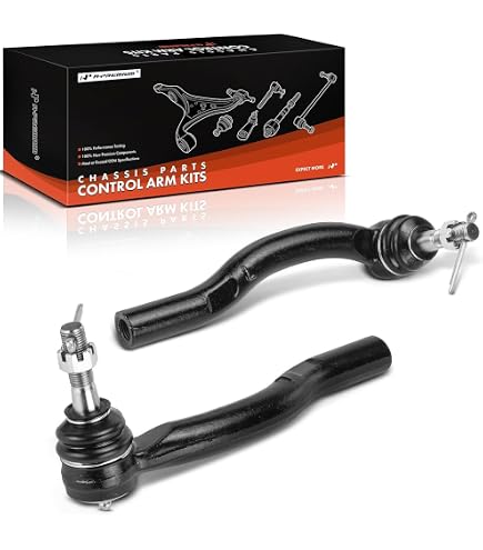 Front Outer Tie Rod Set For 2004-2009 Cadillac XLR & 1984-2013 Chevrolet Corvette - View #12