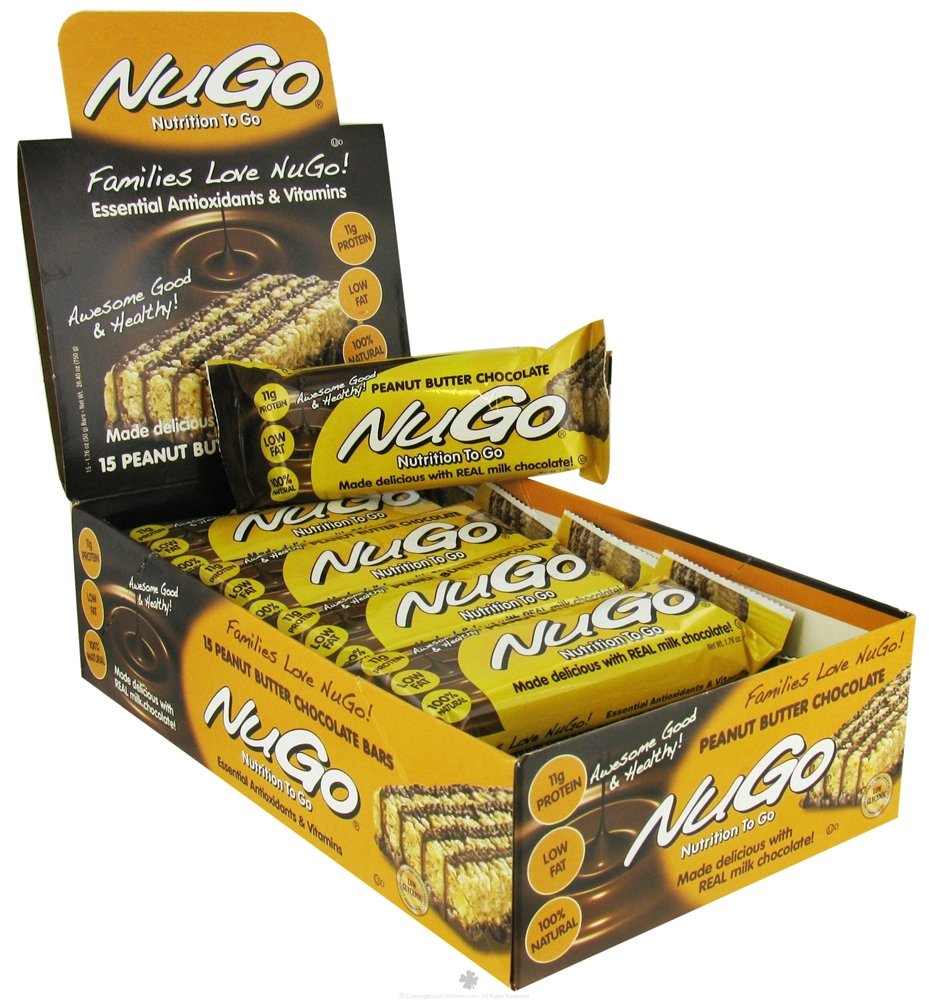 NuGo Nutrition To Go Protein Bar Peanut Butter Chocolate 1.76 oz