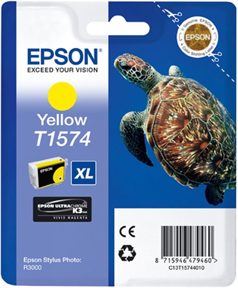 Epson T1574 Yellow Ink Cartridge 25.9ml for Stylus Photo R3000
