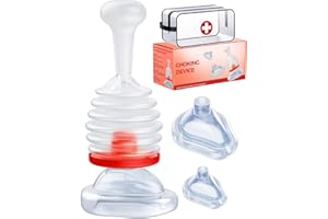 AODENN Choking Rescue Device,Anti Choking Device, Automatic Choking Rescue Device Choking Device for Kids and Adults,Home Use Kit, Portable Suction Rescue Device (Red)