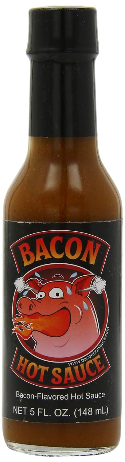 Bacon Flavored Hot Sauce, 5 Ounce
