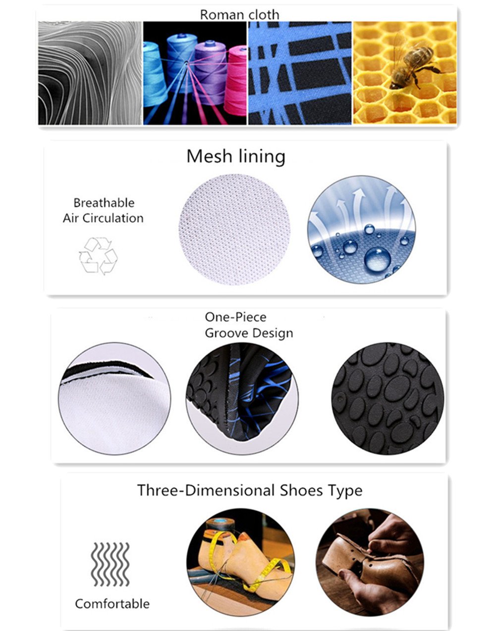 Water Shoes Mens Womens Barefoot Beach Swimming Lightweight Quick dry Aqua Socks Anti-skid Slip-on Pool Shoes for Exercise Yoga