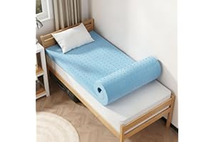 Twin 3 Inch Memory Foam Mattress Topper, CertiPUR-US Certified Foam, Soft Support Pressure Relief for Dorm, Guest Beds