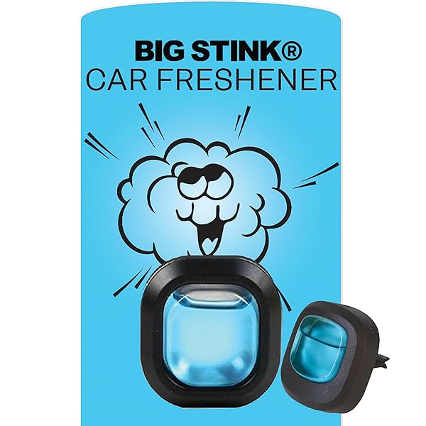 BIG STINK ODOR-FIGHTING, CAR AIR FRESHENER VENT CLIP...