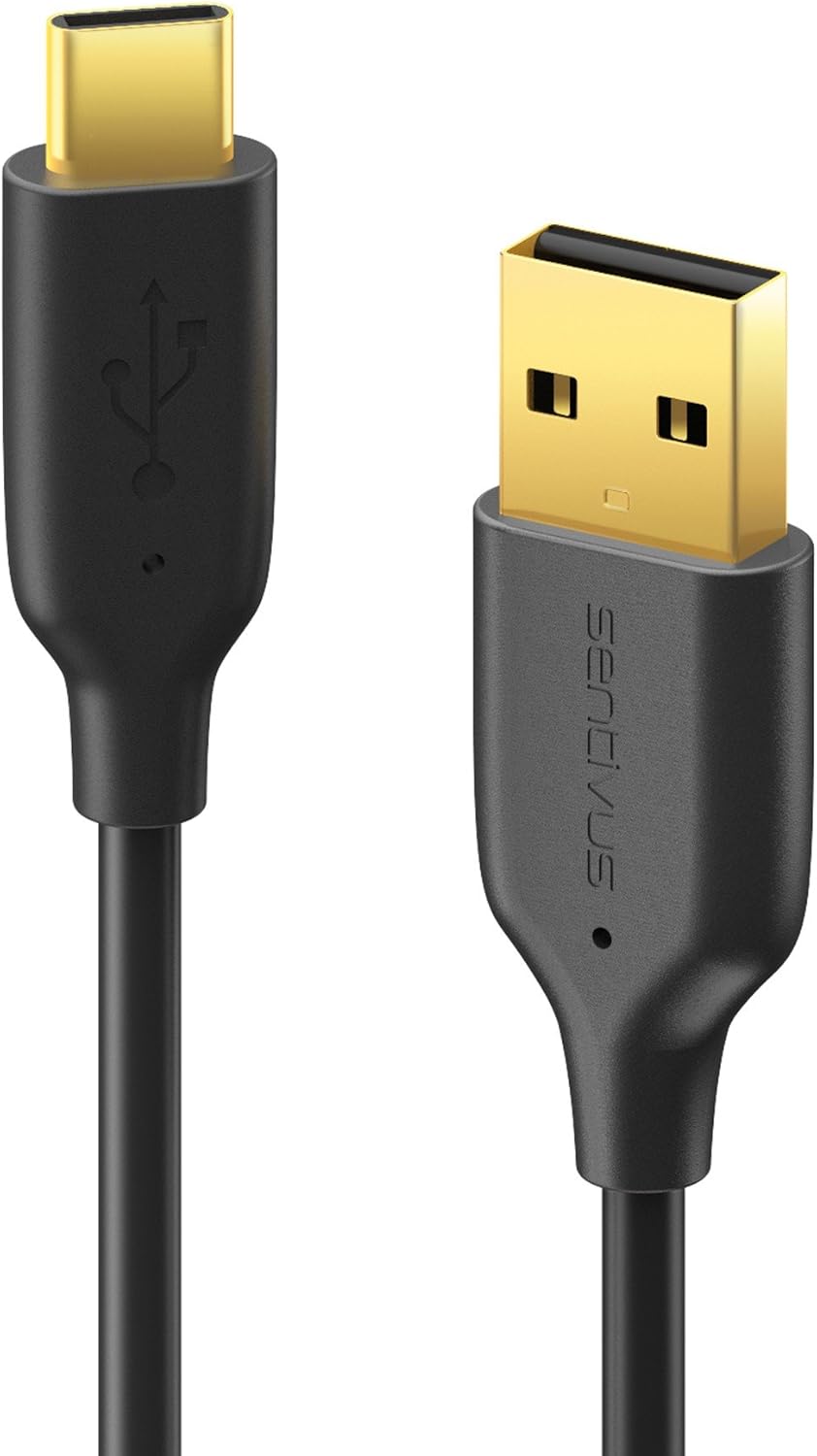 Sentivus USB 2.0 Cable - 1.5A - A Male/C Male - 2.00 m - Black - Image 4