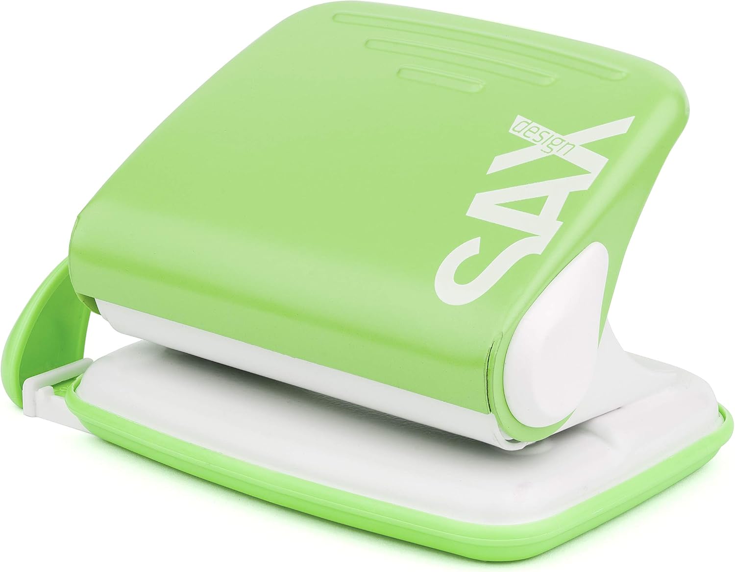 SAX Design 318 0-318-16 Desk Hole Punch 15 Sheets Green, light green - Image 3