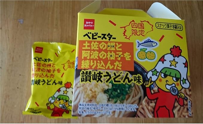 Amazon おやつカンパニー ベビースター 横浜中華街ベビースターランド限定 四国限定 土佐の鰹と阿波の柚練り込んだ 讃岐うどん味 スナック菓子 8袋入り 160g gx8袋 1 食品 飲料 お酒 通販