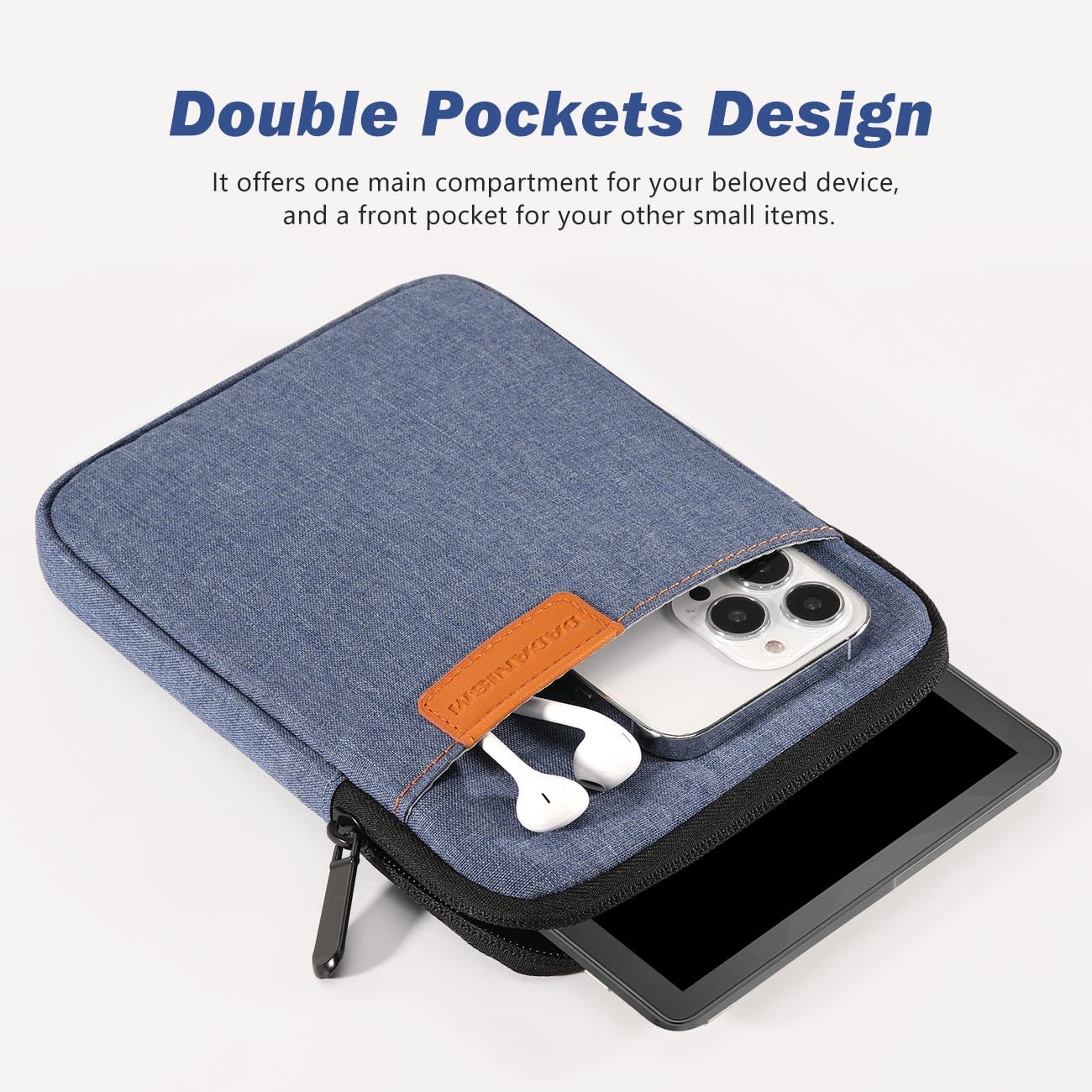 Dadanism 6-7 Inch Protective Sleeve Carrying Case Fits All-New 6