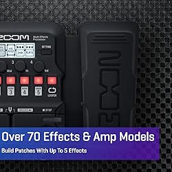 Zoom G1X FOUR Guitar Multi-Effects Processor with