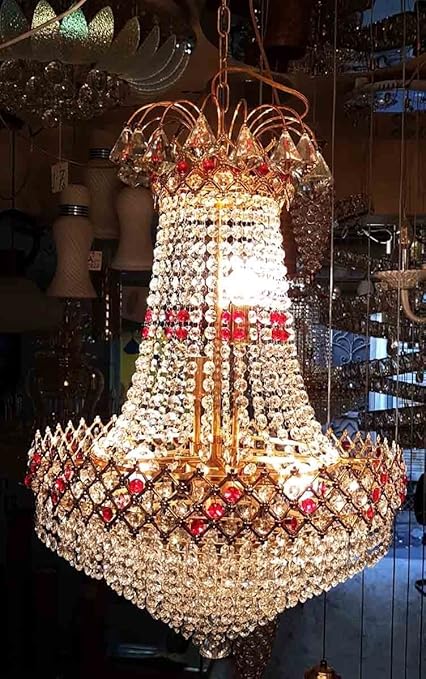 Prop It Up Crystal Chandelier