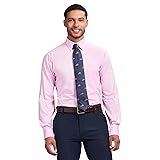 IZOD Men's Dress Shirt Regular Fit Long Sleeve