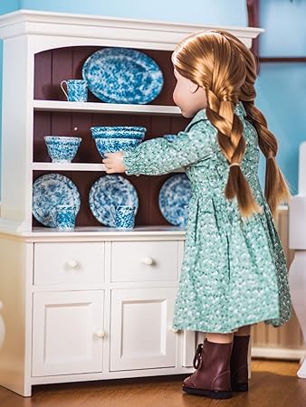 Buy Farm Style Step Back Kitchen Cupboard Hutch For 18 American