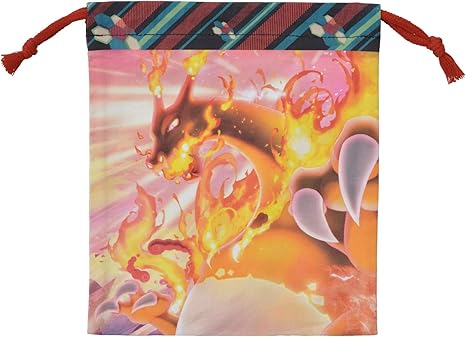 Amazon ポケモンセンターオリジナル 巾着 リザードン キョダイマックスのすがた Vsカイリキー キョダイマックスのすがた アニメ 萌えグッズ 通販