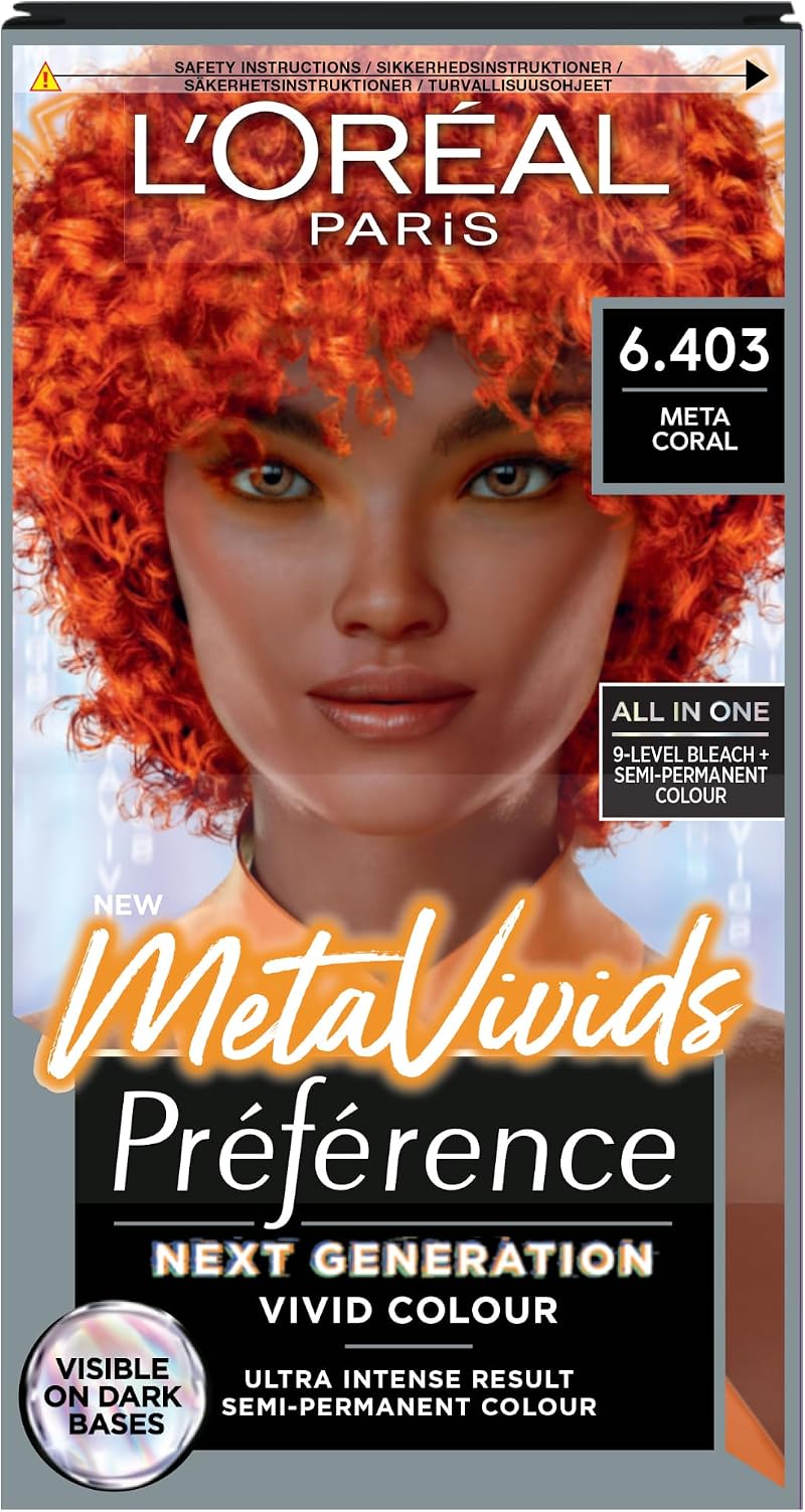 L'Oréal Paris Preference Meta-Vivids 6.403 Coral Permanent Hair Colour