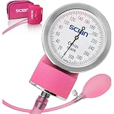 SCIAN Manual Blood Pressure Cuff - Aneroid Sphygmomanometer with European Cuff 8.7-16.5" and D-Ring, Come with Carrying Bag f