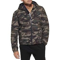 Tommy Hilfiger Men's Stretch Poly Hooded Packable