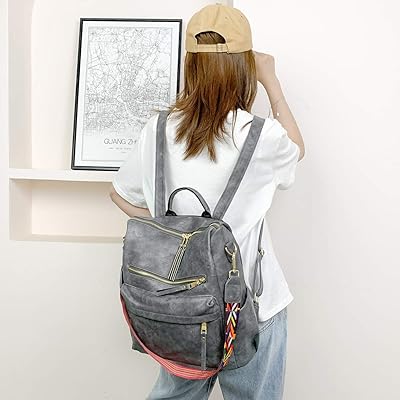 pu backpack women's