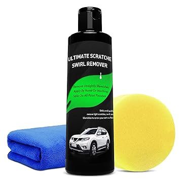 Manelord Scratch Remover Car Scratch Remover With Car Care Cloth Sandpaper Scratch Polishes For Scratch Removal Metal Scratch Polishing Restore