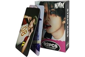 EDGNBLS Stray Kids Photocards 92Pcs, Lomo Cards for Photo Wall Decorations, SKZ Merch for Birthday Gift, KPOP Photocard for Collections (H-AN)