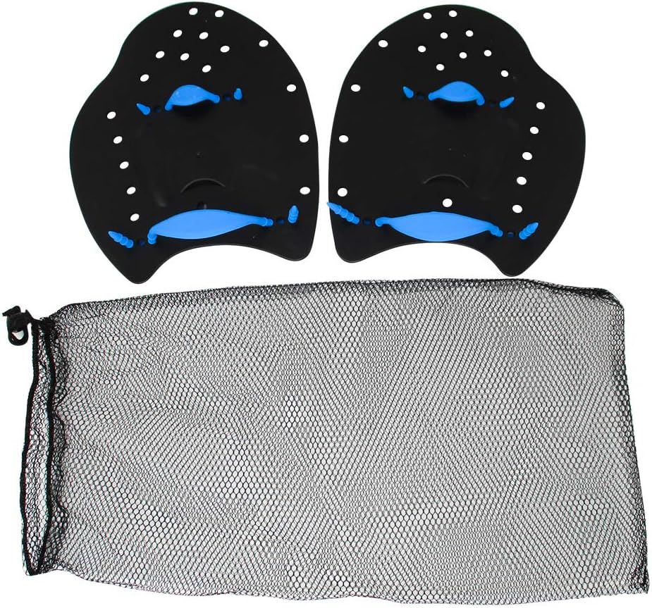 Trademark Innovations Hand Paddle Fins for Swim Training (Set of 2) : Sports & Outdoors