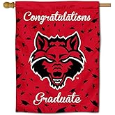 Arkansas State Red Wolves College Graduation Gift Banner Flag